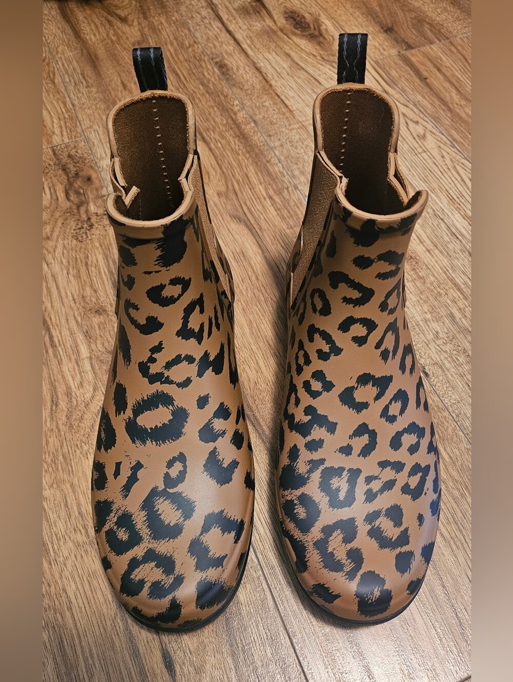 Leopard Print Hunter Boots